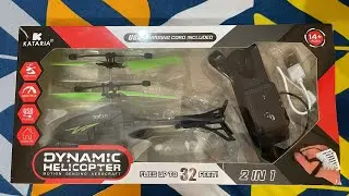 Dynamic Remote Control Helicopter with motion sensor unboxing and testing
