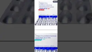 11/365 💊 Torrent Pharma 🖤 AFOGLIP M 500/1000 tablet #medicine 