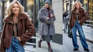 КРАСИВЫЕ ОБРАЗЫ ДЛЯ ЖЕНЩИН 55+60+  💕МОДА ЗИМА-ВЕСНА 2026💕 FASHION AT 60