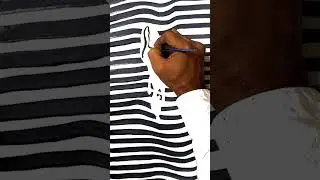 Zebra Stripes #youtubeshorts #viral#art#onestopdrawing  #satysfing#drawing#shorts