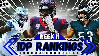 Week 11 IDP Fantasy Football Rankings You Don't Want To Miss!
