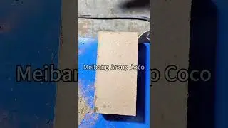 650g fully automatic cocopeat brick press is amazing! #cocopeat #coconut #cocopeatbrick #coconut