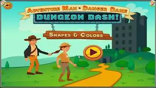 Adventure Man Dungeon Dash - Learn Shapes & Colors