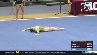Brooklyn Moors Floor UCLA @ Minnesota Tri Meet 2022