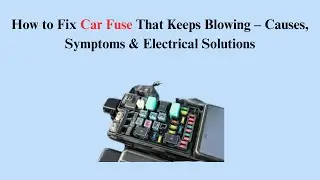How to Fix Car Fuse That Keeps Blowing &ndash; Causes, Symptoms & Electrical Solutions
