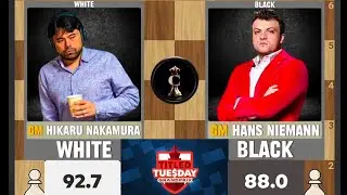 Hikaru Nakamura&rsquo;s Tactical Squeeze Breaks Niemann! Bishop & Knight Dominate His Rook - 2025