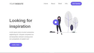 How to Create a Landing page Using HTML & CSS | Step by Step