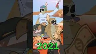 Crypto traders through the years. #memes #meme #crypto#cryptocurrency #fyp #meerk