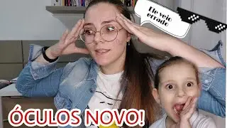 PEGUEI MEU ÓCULOS NOVO - vlogzão de um dia