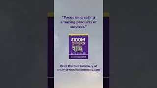 &ldquo;Focus on creating amazing products or services.&rdquo;