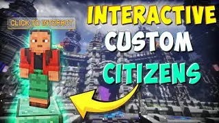 Как добавить NPC для создания SERVER HUB на вашем сервере Minecraft (плагин Citizens для Minecraft)