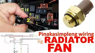 Pinaka simpleng radiator fan wiring (Honda City)