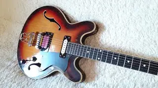 Musima 1657 guitar repair реставрация гитары Музима 1657