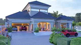 Project 43: 4-Bedroom Modern stunning Unique Residential House Design!