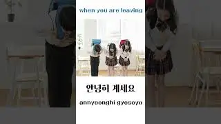 Learn Korean Fast:  Phrases &mdash; Goodbye! Two Ways to Say It 🇰🇷👋