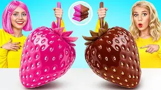 Desafio Chocolate vs. Comida de Verdade | Batalha de Chocolate Comest&iacute;vel por RATATA POWER