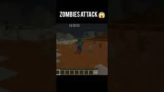 This Minecraft world is already dead&hellip; and the zombies control everything #shorts #gaming