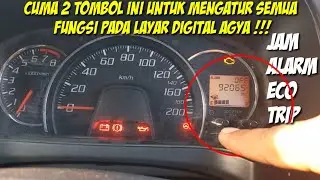 Cara Setting Jam, Alarm, Eco, Trip Pada Layar Digital Toyota Agya 2014