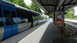 Stockholm - Station Tour - Högdalen (Tunnelbana Green Line) 2015 06 21