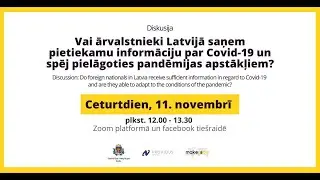 Do foreign nationals in Latvia receive sufficient information in regard to Covid-19?