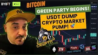 USDT.D Dump Crypto Market Pump! 🚀 Green Party Begins! 🎉 | BTC, ETH, SOL, XRP Analysis