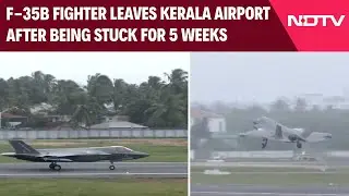 Kerala News | F-35B Fighter Leaves Kerala Airport After Being Stranded For 5 Weeks