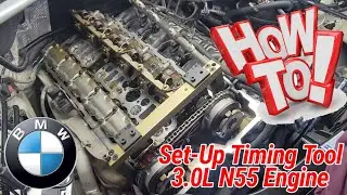 Настройка фаз газораспределения двигателя N55 (замена впускного кулачка) BMW X3 3,0 л