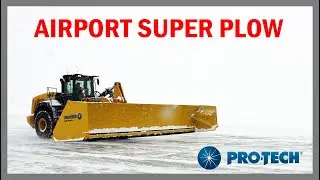 Snow Plow for Airports, Hospitals, Distribution Centers - Pro-Tech Super Duty Sno Pusher