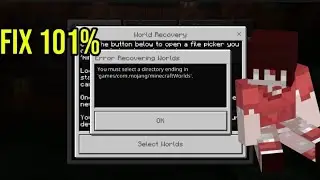 How To Fix Errow Recovering Worlds