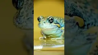 РЕДКИЕ кадры - Я приблизился к глазу ЛЯГУШКИ-побблбонка!