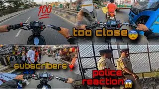police reaction on my rx100😱❣️ ||rx100 speed100+ ||TheYuvikaushalRides||