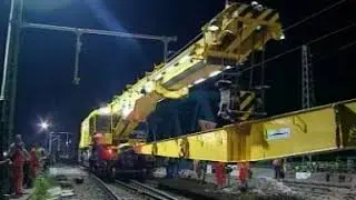 Kirow Kran im GLEIS- und Weichen- BAU