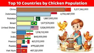 Top 10 Countries by Chicken Population