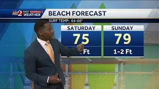 Watching Wave Heights For Spring Break: Beautiful Coastal Conditions - March 19th Forecast