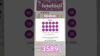 lotof&aacute;cil resultado 3589