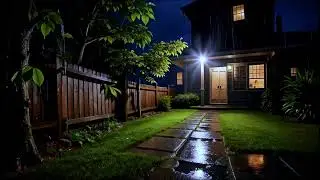 Peaceful Night Calm | 10 Hours of Rain & Piano Music