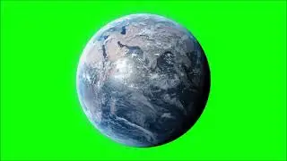 Green Screen Earth Rotation | Revolving Globe | Rotating Earth Map | Green Screen Free Copyright