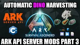 How to Create AsaAPI Plugins (Serverside Mods) Auto Harvesting Dino Part 3