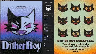 Introducing Dither Boy 4.0! INSANE Retro Color Dithering Effects