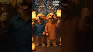 Puppy&rsquo;s Epic Diwali: How a Little Laughter Turned into a Lantern Celebration! 🎉🐶✨