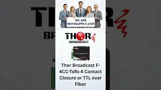 Thor Broadcast F-4CC-TxRx 4 Contact Closure or TTL over Fiber