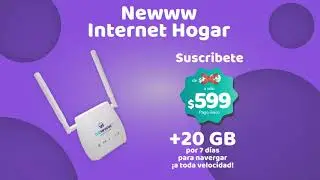 Newww Internet Hogar, f&aacute;cil y r&aacute;pido, de PREPAGO y sin plazos forzosos