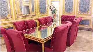 Banquet Beautiful Decor // Entrace Flower work new white chair arrangement setup. #karachiwedding