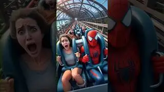 Spiderman&rsquo;s Roller Coaster Challenge ✅ Superhero Marvel Dc Comics Evolution 🤖 AI Creativity