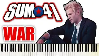 SUM 41 - War | PIANO COVER (Deryck Whibley 's vocals)