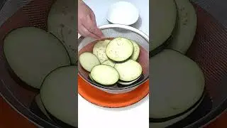 Truco de cocina,como quitar f&aacute;cilmente el amargor de las berenjenas🍆🍆🍆🍆