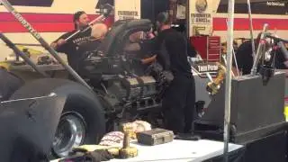Todd Paton's Top Fuel Dragster Start Up