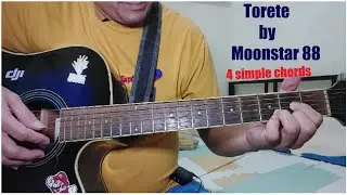 Torete by Moonstar 88 - 4 simple chords | Guitar Vlog #069