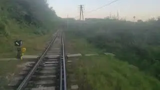 Train Driver POV - Z pohľadu rušňovodiča - Bageta 813 Trať ŽSR 123 Horné Srnie - Trenčianska Teplá