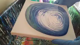Acrylic Pouring: Tree Ring